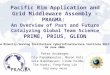 Pacific Rim Application and Grid Middleware Assembly - PRAGMA: An Overview of Past and Future Catalyzing Global Team Science PRIME, PRIUS, GLEON Peter