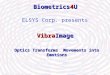 ELSYS Corp. presents Biometrics4U VibraImage Optics Transforms Movements into Emotions