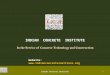 Indian Concrete Institute 1 INDIAN CONCRETE INSTITUTE Website: 