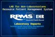 Laboratory Reports LAB for Non-Laboratorians Resource Patient Management System
