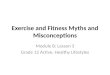 Exercise and Fitness Myths and Misconceptions Module B: Lesson 3 Grade 12 Active, Healthy Lifestyles
