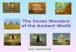 The Seven Wonders of the Ancient World Урок - презентация