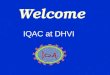 Welcome IQAC at DHVI CD4 Immunophenotyping for HIV Monitoring Flow Cytometry