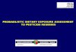 PROBABILISTIC DIETARY EXPOSURE ASSESSMENT TO PESTICIDE RESIDUES