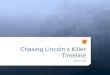 Chasing Lincoln’s Killer Timeline By: Ian Fay. Click on me to go right! Click on me to go left! April 8 th 1865 April 10 th 1865 March 4 th 1865 April
