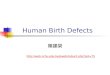 Human Birth Defects 陳建榮 