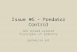 Issue #6 – Predator Control Adv Animal Science Principles of Industry Sutherlin AST