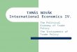 TAMÁS NOVÁK International Economics IV. The Political Economy of Trade Policy The Instruments of Trade Policy