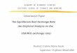 1 ACADEMY OF ECONOMIC STUDIES DOCTORAL SCHOOL OF FINANCE AND BANKING Dissertation Paper The Equilibrium Real Exchange Rate (An Empirical Analysis on the