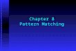 Chapter 8 Pattern Matching 2 Variables Variables in CLIPS are always written in the syntax of a question mark followed by a symbolic field name. Variables