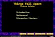 Things Fall Apart Chinua Achebe Introduction Background Discussion Starters