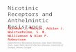 Nicotinic Receptors and Anthelmintic Resistance Richard J. Martin, Adrian J. Wolstenholme, S. M. Williamson & Alan P. Robertson Department of Biomedical