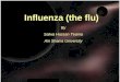 Influenza (the flu) By Salwa Hassan Teama Ain Shams University