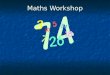 Maths Workshop. Aims of the Workshop To raise standards in maths by working closely with parents. To raise standards in maths by working closely with