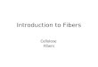 Introduction to Fibers Cellulose Fibers. All natural fibers, except silk are staple fibers that are made into spun yarn. Staple fibers are short fibers