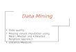 Data Mining Data quality Missing values imputation using Mean, Median and k-Nearest Neighbor approach Distance Measure