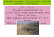 PERTURBED NONLINEAR EVOLUTION EQUATIONS AND ASYMPTOTIC INTEGRABILITY Yair Zarmi Physics Department & Jacob Blaustein Institutes for Desert Research Ben-Gurion