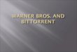Warner Bros.  In 2005 they reorganized the home entertainment groups such as Warner Bros. technical operations and Warner Bros Antipiracy operations