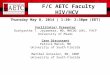 F/C AETC Faculty HIV/HCV Thursday May 8, 2014 | 1:30- 2:30pm (EDT) Facilitator/ Presenter Dushyantha T. Jayaweera, MD, MRCOG (UK), FACP University of Miami
