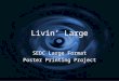 Livinâ€™ Large SEDC Large Format Poster Printing Project SEDC Large Format Poster Printing Project
