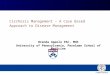 Cirrhosis Management – A Case Based Approach to Disease Management Brenda Appolo PAC, MHS University of Pennsylvania, Perelman School of Medicine