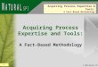1 © 2003 Natural SPI Acquiring Process Expertise & Tools: A Fact-Based Methodology Acquiring Process Expertise and Tools: A Fact-Based Methodology