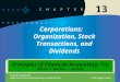 11-113-1 Corporations: Organization, Stock Transactions, and Dividends 13 Principles of Financial Accounting, 11e Reeve Warren Duchac