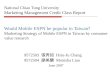 National Chiao Tung University Marketing Management Credit Class Report Would Mobile ESPN be popular in Taiwan? Marketing Strategy of Mobile ESPN in Taiwan