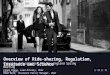 Overview of Ride-sharing, Regulation, Insurance and Science Casualty Actuaries of the New England Spring Meeting Frank Chang, Lead Actuary, Uber Brad Nail,