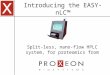 Introducing the EASY-nLC™ Split-less, nano-flow HPLC system, for proteomics from