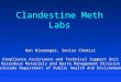 Clandestine Meth Labs Ken Niswonger, Senior Chemist Compliance Assistance and Technical Support Unit Hazardous Materials and Waste Management Division