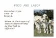 FOOD AND LABOR Bos indicus type cows in Brazil. Where do these types of cows usually live? Why do they look so different?