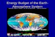 Energy Budget of the Earth- Atmosphere System. Energy Transfer Conduction -- direct molecular transfer Convection -- fluids; air or water –Sensible heat