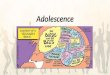 Adolescence. What is ‘adolescence’? Adolescence is typically defined as the transitional period between childhood and adulthood – largely Western. Social