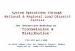 System Operations through National & Regional Load Dispatch Centres 2nd Interactive Workshop on ‘Transmission & Distribution’ 17th-18th April 2009 at Hotel