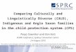 Comparing Culturally and Linguistically Diverse (CALD), Indigenous and Anglo Saxon families in the child protection system (CPS) Pooja Sawrikar and Ilan