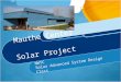 Mauthe Center Solar Project NWTC Solar Advanced System Design Class