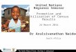 The South Africa I know, the Home I understand United Nations Regional Seminar Promotion and Utilization of Census Results 24 March 2014 Dr Arulsivanathan