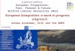 1 European Integration: a work in progress (regress?) Joshua Aizenman; UCSC and the NBER A plenary address European Integration: Past, Present & Future