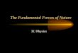 The Fundamental Forces of Nature 3U Physics. The 4 Forces The 4 fundamental forces of nature are how the fundamental particles of the universe interact