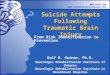 Www.nrio.com  Suicide Attempts Following Traumatic Brain Injury From Risk Identification to Prevention Rolf B. Gainer, Ph.D