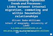 Understanding Population Trends and Processes: Links between internal migration, commuting and within household relationships Oliver Duke-Williams School