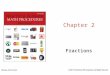 Chapter 2 Fractions McGraw-Hill/Irwin ©2011 The McGraw-Hill Companies, All Rights Reserved