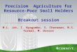 Precision Agriculture for Resource-Poor Small Holders Breakout session M.L. Jat, I. Nyagumbo, S. Cheesman, M.S. Turmel, M. Devare