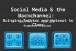 Social Media & the Backchannel: Bringing Twitter and Hotseat to Class EDCI 575 Fall 2010 Stephanie Krajicek