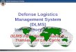 Module 4F 1 DLMS Introductory Training Defense Logistics Management System (DLMS) Introductory Training DLMS Functional Financial Transaction Life-Cycle