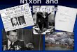 Nixon and Watergate. The Election of 1968 Nixon campaigned as a champion of the "silent majority," the hardworking Americans who paid taxes, did not demonstrate,