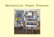 1 Mechanical Power Presses. 2 Part Revolution Clutch
