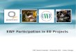 Www.ewf.be EWF General Assembly – 6 November 2012 – Lisbon, Portugal EWF Participation in EU Projects