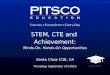 STEM, CTE and Achievement: Minds-On, Hands-On Opportunities Santa Clara COE, CA Thursday| September 27| 2012